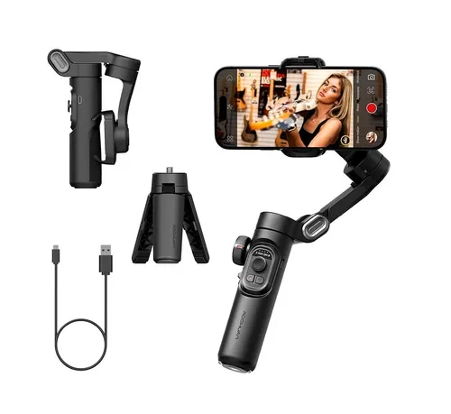 AOCHUAN 3-Achsen Gimbal Stabilisator für Smartphones