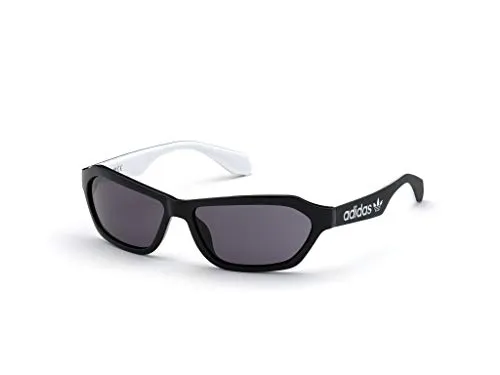 Adidas Unisex-Erwachsene OR0021 Sonnenbrille, Shiny Black/Smoke, 58