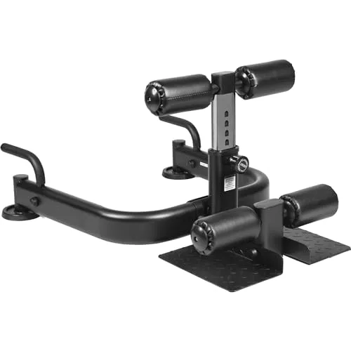 GORILLA SPORTS Multitrainer Sissy Squat Bench - Höhenverstellbar & bis 150kg belastbar - Beintrainer für intensives Workout von Bauch, Beinen und Po, höhenverstellbar und mit integrierten Liegestützgriffen für vielseitiges Training.