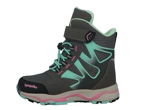 Lurchi Schneestiefel Lenno-Sympatex, Farbe:Grey-Turquoise, Größe:36