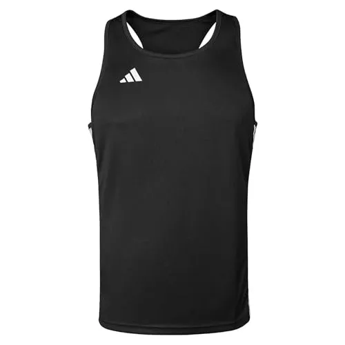 adidas Herren Base Punch Unterhemd Schwarz Gr. M von adidas