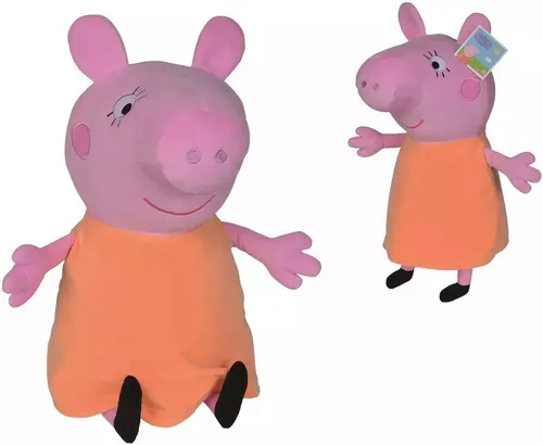 Peppa Pig Plüsch Maskottchen Mama 35cm - Film & Fernsehen, kuscheliger Plüsch, perfekt für kleine Peppa Pig-Fans und als Spielkamerad.