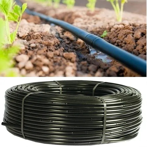 50m Tropfrohr 16 mm - Effiziente Tropfbewässerung mit 20cm Tropferabstand - Gartenschläuche: Hochwertiges Tropfrohr für präzise Bewässerung mit 2,5L/h, ideal für Pflanzenpflege im Garten.