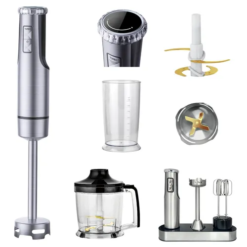 KB ELEMENTS Stabmixer, 800W Vol Kupfer Motor, LED Display, Titan Schneideklinge