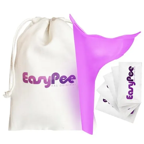 EasyPee Urinella für Frauen, Damen-Urinal für unterwegs: Tragbares Silikon-Urinal für Frauen