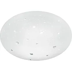 Reality Leuchten Achat LED Deckenleuchte R62732800 - Hochwertige LED Deckenleuchte mit Starlight Effekt, ideal für eine stilvolle Ausleuchtung. Energiesparende 11.5 Watt, neutralweißes Licht und IP44 Schutzklasse, perfekt für Badezimmer.