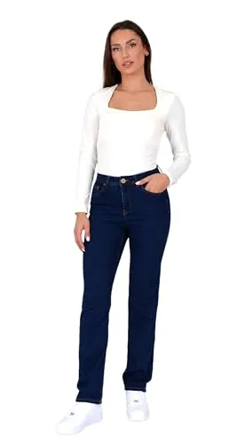 ESRA Straight Leg Jeans Damen – Hochwertige High Waist Stretch Jeans - Entdecken Sie die ESRA Straight Leg Jeans für Damen: Komfortable Passform, aus extra weicher Baumwolle und ideal für jeden Anlass. Die High Waist Jeans bietet perfekten Sitz und optimale Bewegungsfreiheit.