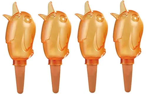 Scheurich 4er-Set Bewässerungskugel 220ml Orange - Gießkannen - Praktische Bewässerungskugeln für eine automatische Pflanzenbewässerung, ideal für Urlaub und geschäftige Tage.