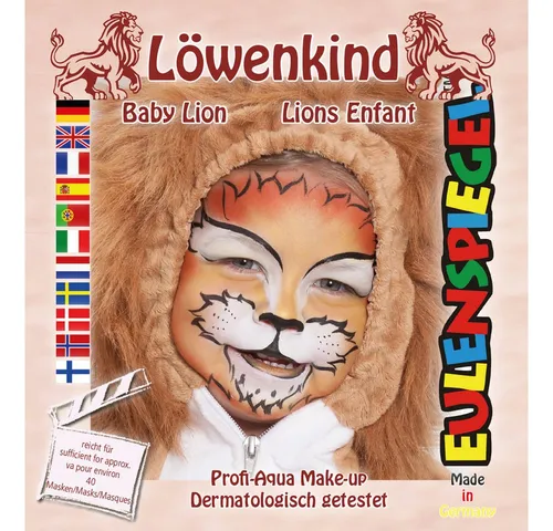 Eulenspiegel Kostüm Schminkset