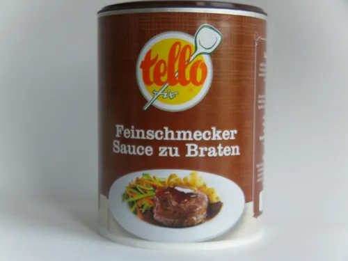 tellofixFeinschm.Sauce zBraten,reinpflanzlich(EUR18,02/kg) 470 gDose MHD25.06.27