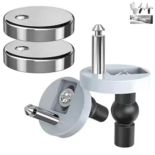 LiJuanWang Scharnier für Toilettendeckel,2 Stück Edelstahl Schrauben für Toilettensitz,Scharnier Fuer Toilettendeckel,WC-Sitz Befestigungsset,Toiletten Sitz Schrauben Zubehör