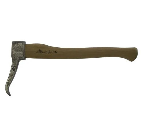 STUBAI Handsappie Nature 450 mm - Handgartengeräte-Zubehör mit hochwertigem Eschenholzstiel, ideal für müheloses Aufnehmen und Transportieren von Holzstücken.