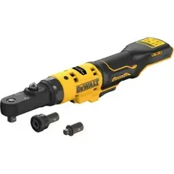 DEWALT Akku-Ratsche 1/4-3/8Z, 12 V - Kompakte Leistung für Schraubarbeiten - Akkuschrauber mit bürstenlosem Motor für höhere Leistung und lange Lebensdauer. Ideal für schwere Schraubarbeiten mit bis zu 75 Nm Anzugsmoment und optimaler Kontrolle.