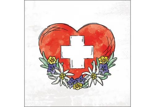 Papierservietten Rot von Ambiente