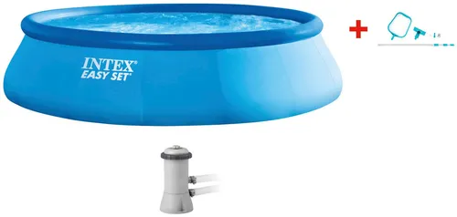 Intex Rundpool GN »EasyPool« 396x84 cm (Set), inkl. hochwertigem Intex Pool-Reinigungsset