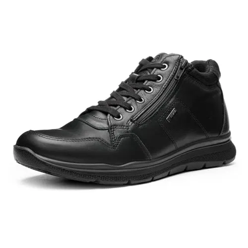 ara Herren Benjo Stiefelette, Schwarz, 43 EU - Herren-Stiefel mit Wechselfussbett und Gore-Tex Warmfutter für optimalen Komfort und Schutz bei kaltem Wetter.