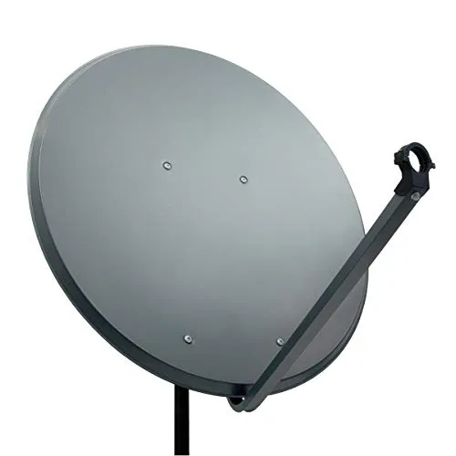 PremiumX PXA100 Satellitenschüssel 100cm - Hochwertige 100 cm Aluminium Satellitenschüssel in Anthrazit für digitalen Sat-Empfang | Ideal für UltraHD 4K und FullHD | Einfache Installation mit vormontierten Einzelteilen