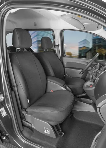 WALSER Autositzbezug Transporter Renault Kangoo Tai - 6-tlg. Set - Autositzbezüge für Renault Kangoo, passgenau und strapazierfähig aus hochwertigem Jacquard Material, ideal zum Schutz vor Verschmutzung und Abnutzung.