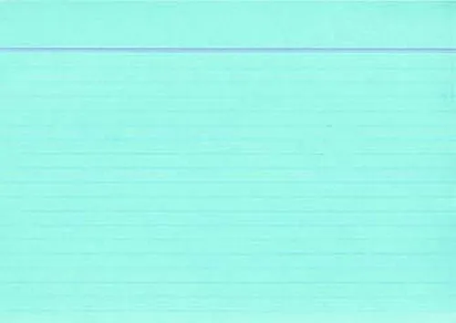 Idena Karteikarten 200 Karteikarten DIN A8 / liniert / blau