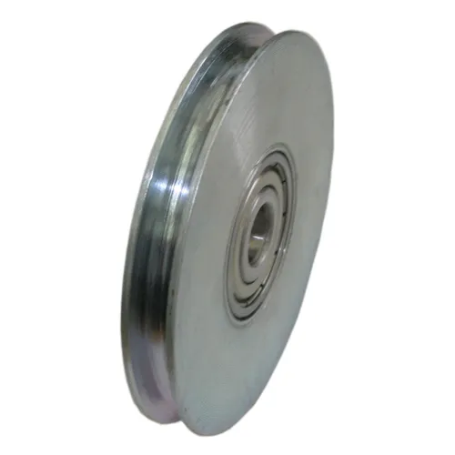 Seilrolle 70 mm Seil Ø 3 mm Umlenkrolle, Flaschenzugrolle, Stahlrolle bis 170kg