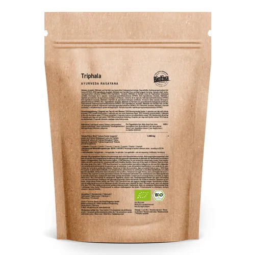Triphala Bio (500 Kapseln) Biotiva (103,30 EUR/kg)