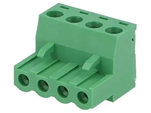 2X TBW-5-4P/GN Klemmleiste abschaltbar R. Kontakt-: 5,08mm Wege: 4 gerade NINIGI