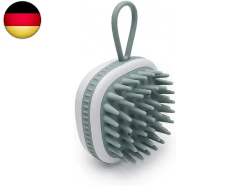 Haar-Kopfhautmassage-Shampoo-Bürste, weiche Silikon-Shampoo-Bürste, K