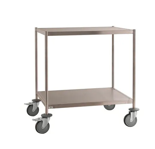 Produktbild OSWALD Edelstahl-Tischwagen mit 2 Böden