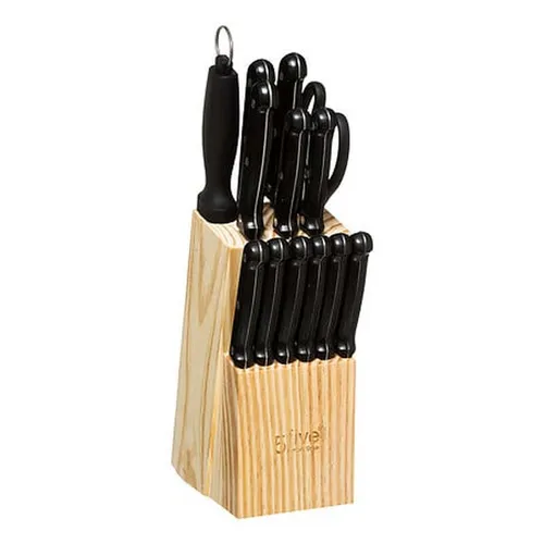 five simply smart Messerblock 11 Messer mit Scherenschärfer