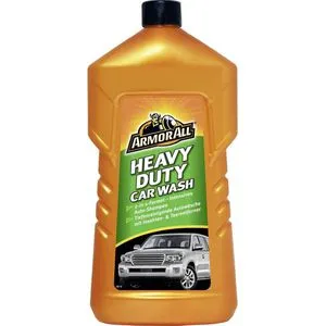 Armor-All Autoshampoo 26002L Heavy Duty Car Wash - 1 Liter Konzentrat - Metallreiniger, sicher für alle Autolacke, ideal für starke Verschmutzungen und hinterlässt einen langanhaltenden Glanz. Perfekt zur Handwäsche und Tiefenreinigung!