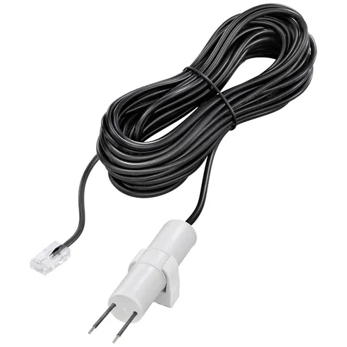 H-Tronic 1114590 WS5030-10 Wassersensor 10m - Wassermelder für zuverlässige Leckageüberwachung, robuster Metallsensor mit 10m PVC-Kabel, ideal für den dauerhaften Einsatz unter Wasser.