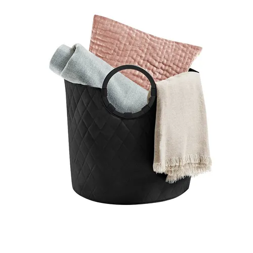 reisenthel® Wäschekorb loophome S schwarz in schwarz von reisenthel