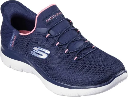 Skechers Damen Summits Schuhe, Marineblau-Rosa, 39 EU von Skechers