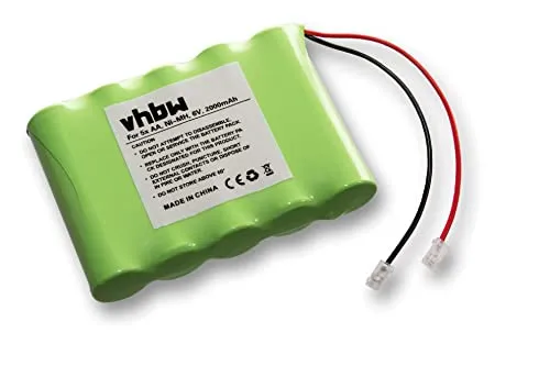 vhbw Akkupack aus 5X AA Mignon für Diverse Geräte (2000mAh, 6V, NiMH)