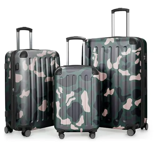 HAUPTSTADTKOFFER - SPREE - 3er Trolley-Set - Koffer-Set (S, M, L) mit 4 leisen Doppel-Rollen für angenehmen Transport und Volumenerweiterung für extra Stauraum. Ideal für alle Reiseanlässe!