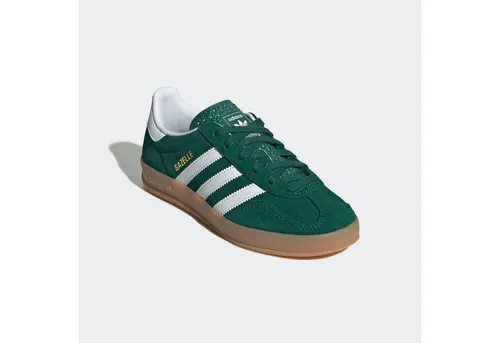 adidas Originals GAZELLE INDOOR Sneaker für Kinder in grün (38 EU) - Sportliche Sneaker für Kinder mit stylischem Design und hochwertigem Obermaterial. Ideal für Freizeitaktivitäten und bequem im Alltag.