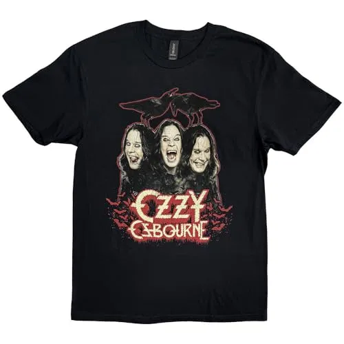 Ozzy Osbourne Crows and Bars T Shirt XXL