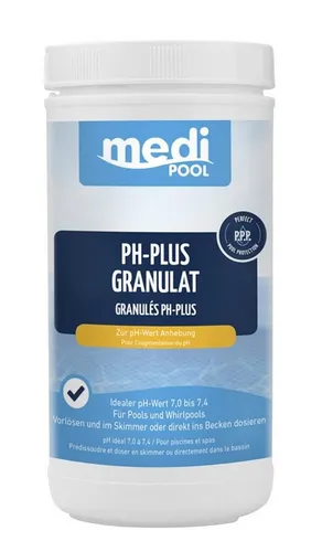 mediPOOL Poolpflege mediPOOL pH-Plus Granulat, (Spar-Set) von mediPOOL