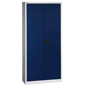 Bisley Aktenschrank E782A04, abschließbar & aus Metall - Büromöbel, abschließbarer Flügeltürenschrank mit 4 höhenverstellbaren Fachböden und einer Traglast von 70 kg pro Boden, ideal für die sichere Aufbewahrung von Unterlagen.