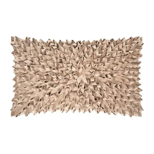 PAD Dekoobjekt Kissenhülle Samt Sentiment Taupe (30x50cm) in beige von Pad