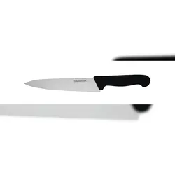 Schneider - Kochmesser - schmale Klinge, Größe: 18 cm - Griff schwarz