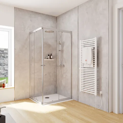 Schulte Eckdusche Corner, 180 cm, BxT: 75x90 cm