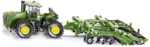 SIKU John Deere 9630 mit Amazone Centa Grubber - Modellfahrzeug im Maßstab 1:87, bietet realistische Details und bewegliche Teile, ideal für kleine Bauernhöfe und Sammler ab 3 Jahren.