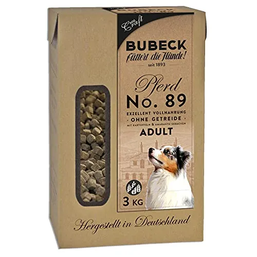 Bubeck Trockenfutter für Hunde No. 89 Adult, Pferdefleisch