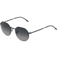 Ray-Ban RB3565 Unisex-Sonnenbrille - Moderne Sonnenbrille mit rundem Metallrahmen in Schwarz, ideal für stilbewusste Träger und optimalen UV-Schutz.