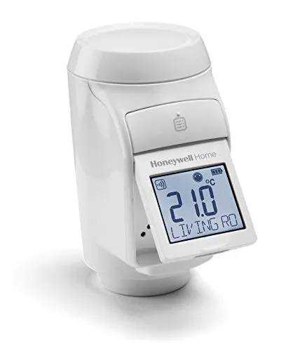 Produktbild Honeywell Home THR92H1002 evohome Kabelloser Heizkörper-Steuerkopf für Großbritannien, Weiß
