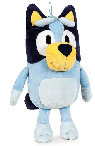Famosa Softies Bluey Secrets Plüschtiere - Plüsch-Spielzeug mit versteckter Innentasche für kleine Geheimnisse, perfekt für Fans von Bluey und Bingo, ideal zum Kuscheln und Spielen, 35 cm groß.