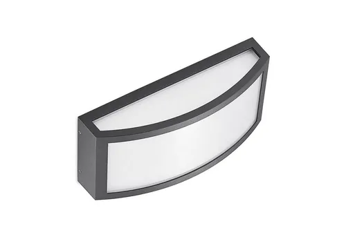 Lindby LED Außen-Wandleuchte Jakari - Moderne LED-Außenwandleuchte aus Aluminium mit warmweißen LEDs für gemütliche Beleuchtung. IP54 Schutz gegen Staub und Spritzwasser, ideal für außen.