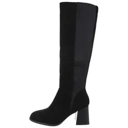 Ital-Design Damen Elegant Stiefel (85255623) Blockabsatz Klassische Stiefel in Schwarz schwarz 39 EU