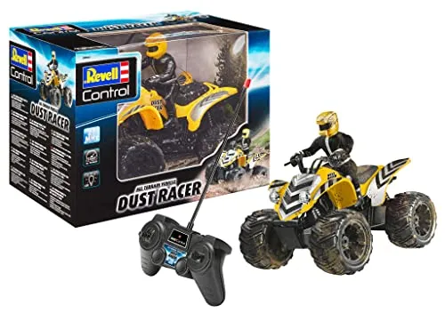 Revell Control Quadbike New Dust Racer I Maßstab 1:10 I Geländegängig mit großen Reifen für rasante Indoor- und Outdoor-Rennen ab 8 Jahren - 